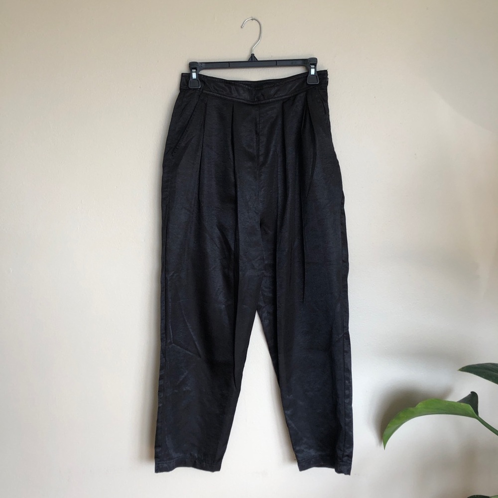 Urban Outfitters High Waist Black Trousers